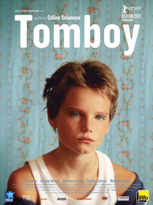 Affiche du film Tomboy de Céline Sciamma avec une petite fille aux airs de garçon manqué